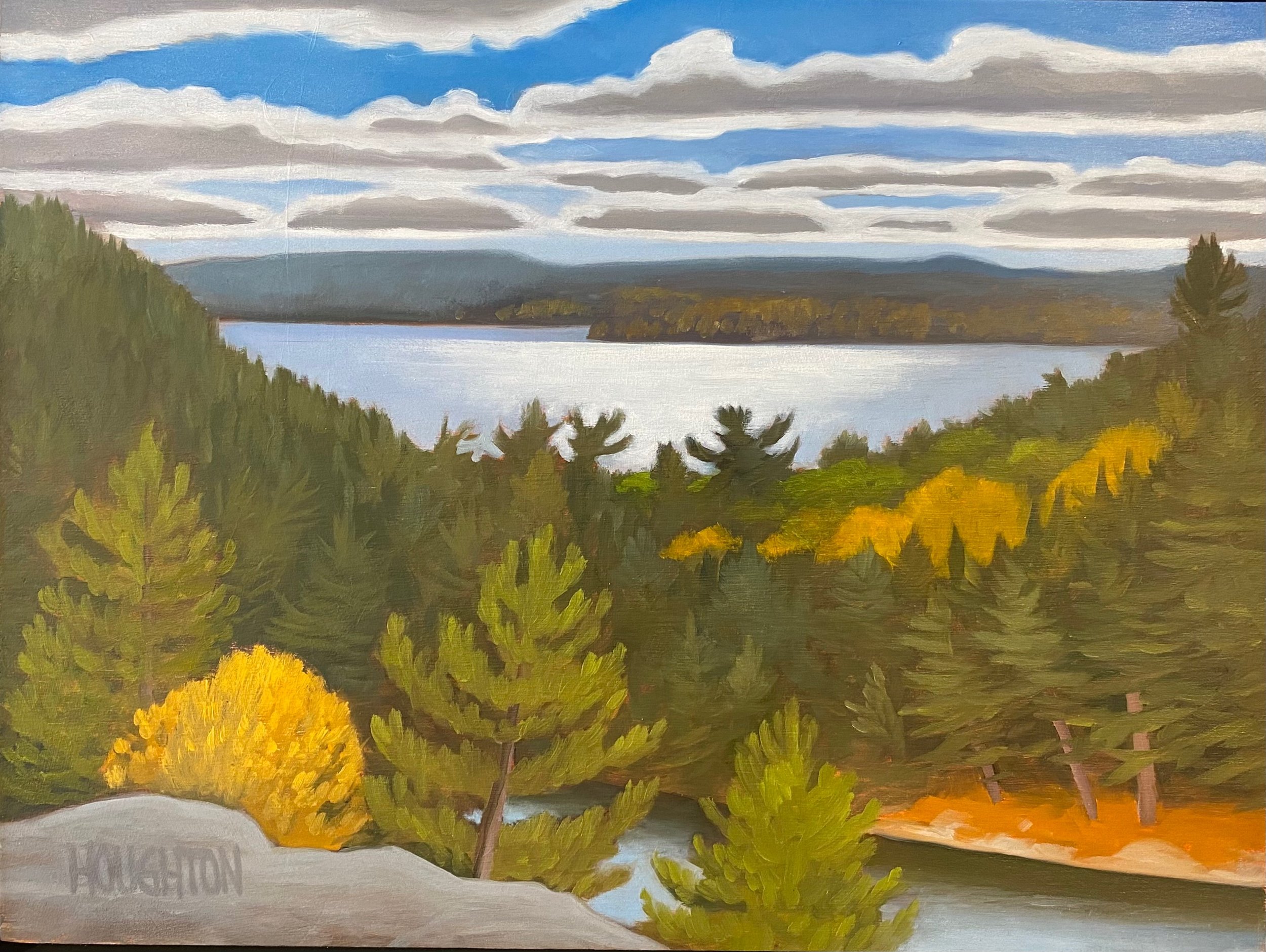 Chee-Skon Lookout - 9x12"