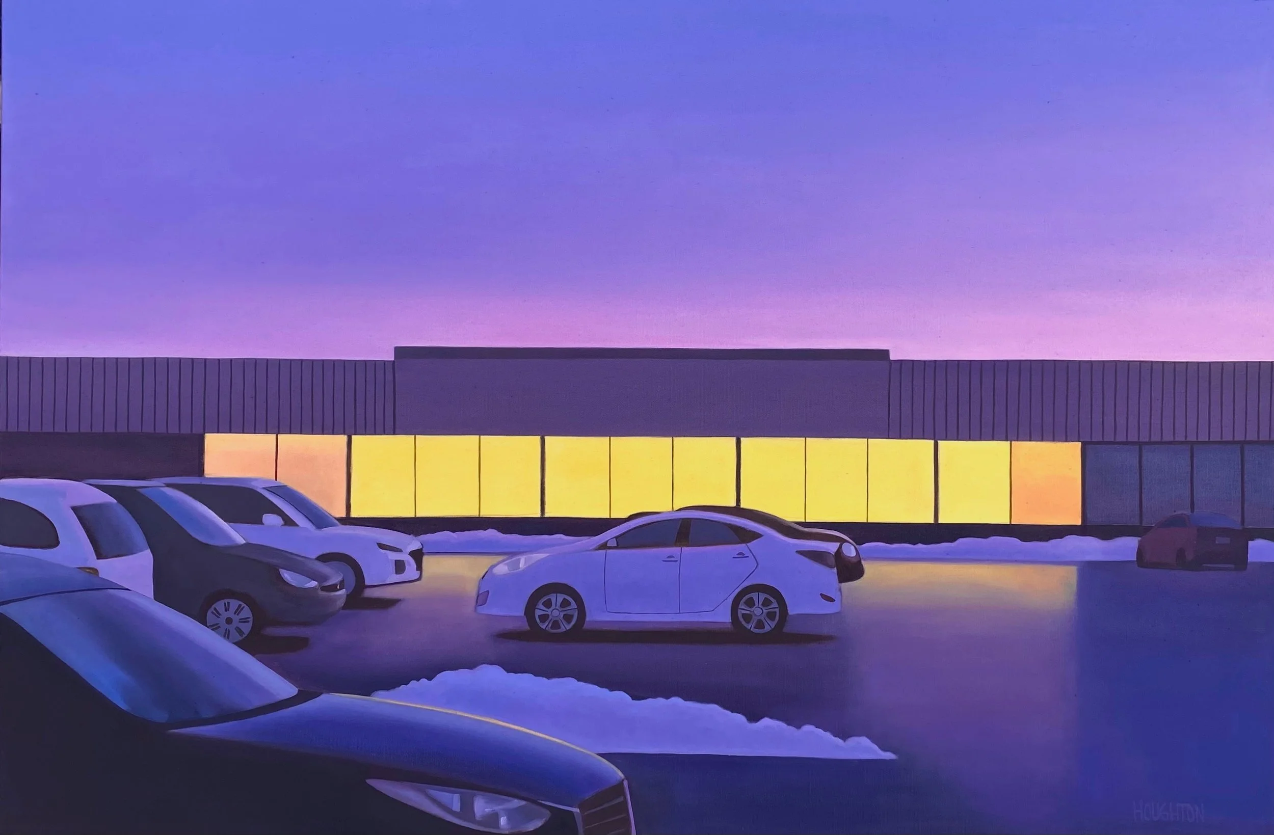 Parking Lot Glow - 24x36"