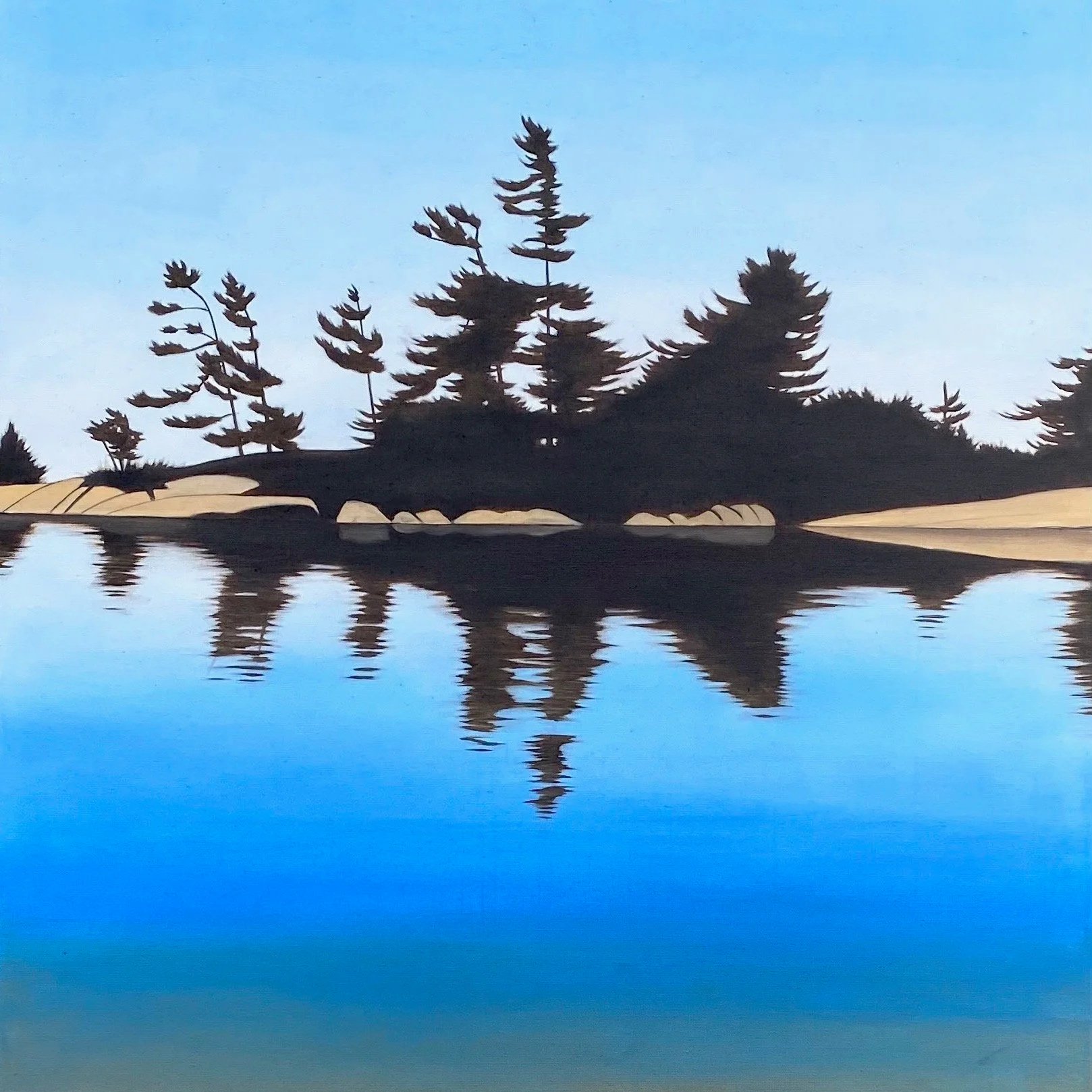 Franklin Island Waters - 48x24"