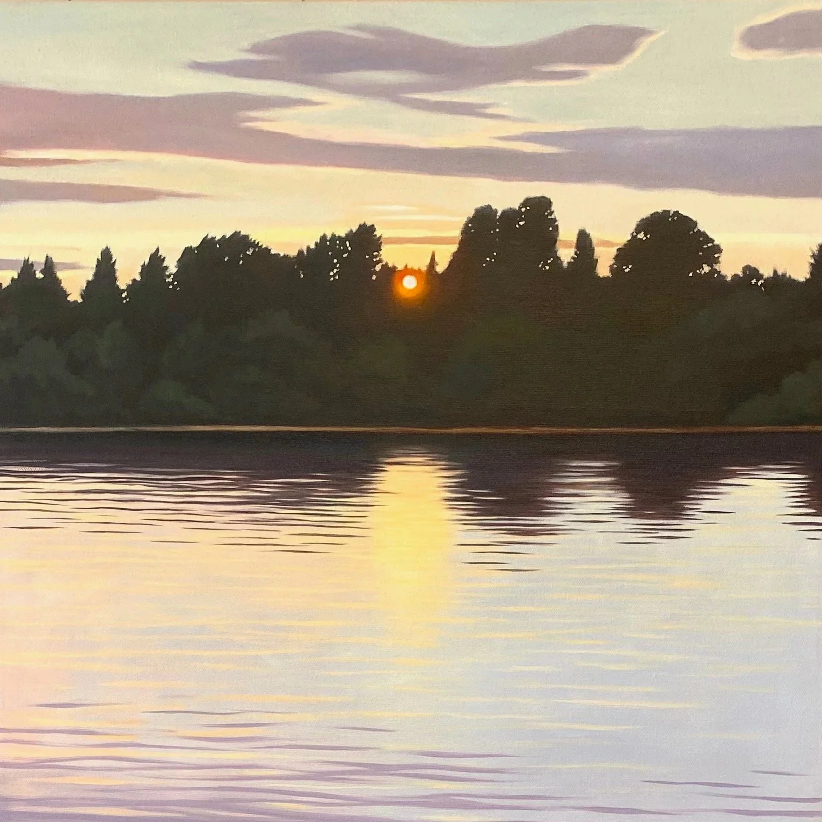 Otonabee Sunset - 36x18"