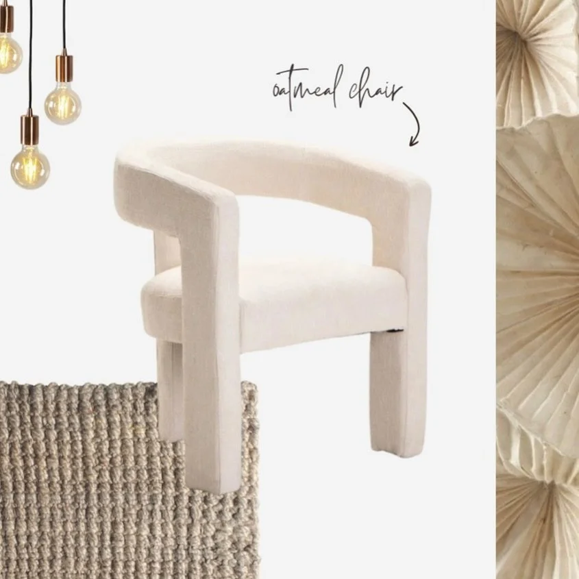 NEW IN!!✨ 
Say hello to our gorgeous oatmeal chair, now available!🤍

#baiegoeters #newarrival #neutralshades #neutrals