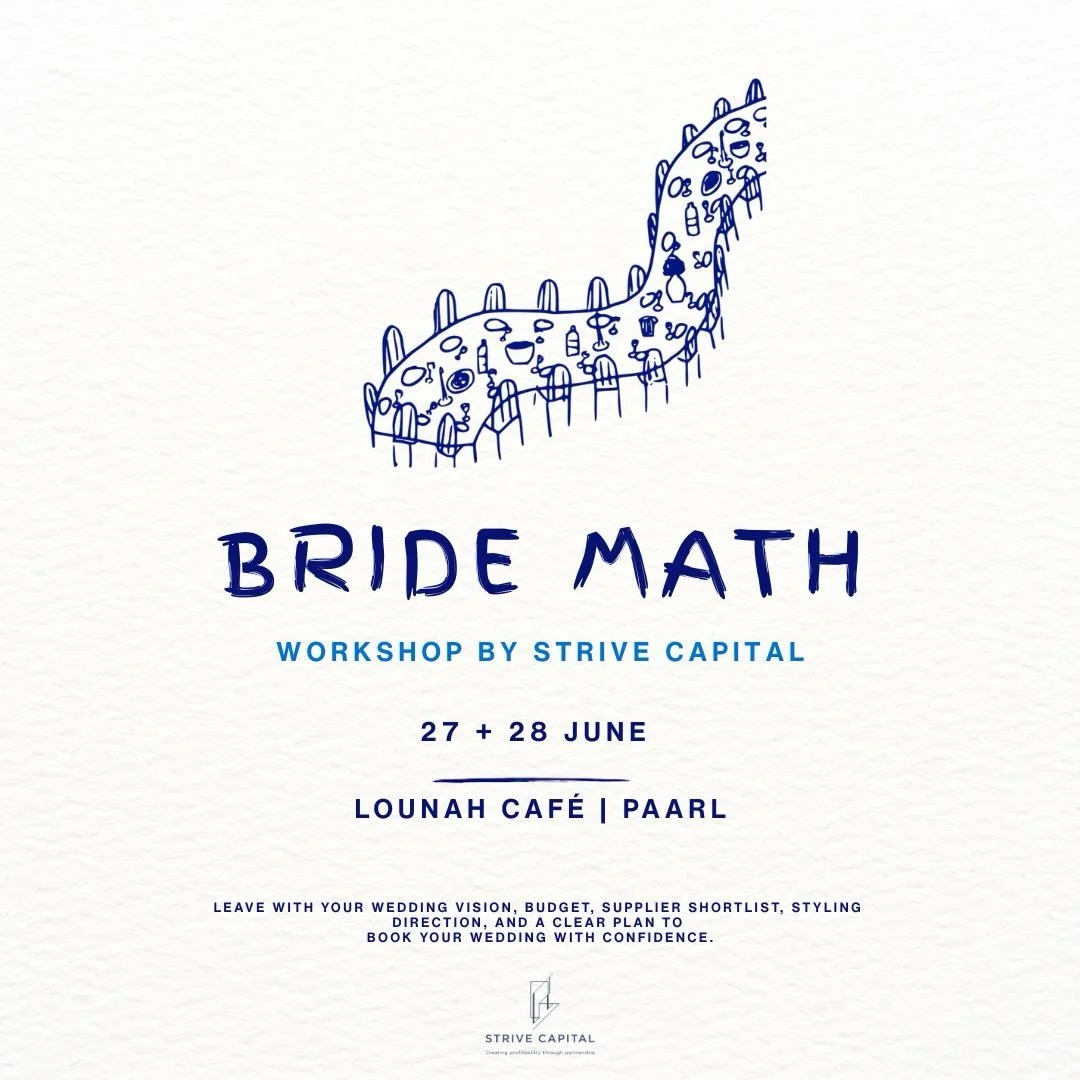 ✨ BRIDE MATH ✨
 A workshop for the bride who wants to feel inspired and informed

Join us for two beautifully curated days where creativity meets practical planning &mdash; from styling your dream table and building your vision board to understanding