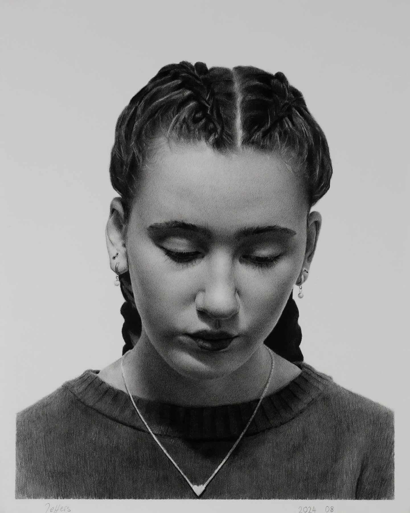 graphite on paper, 2024