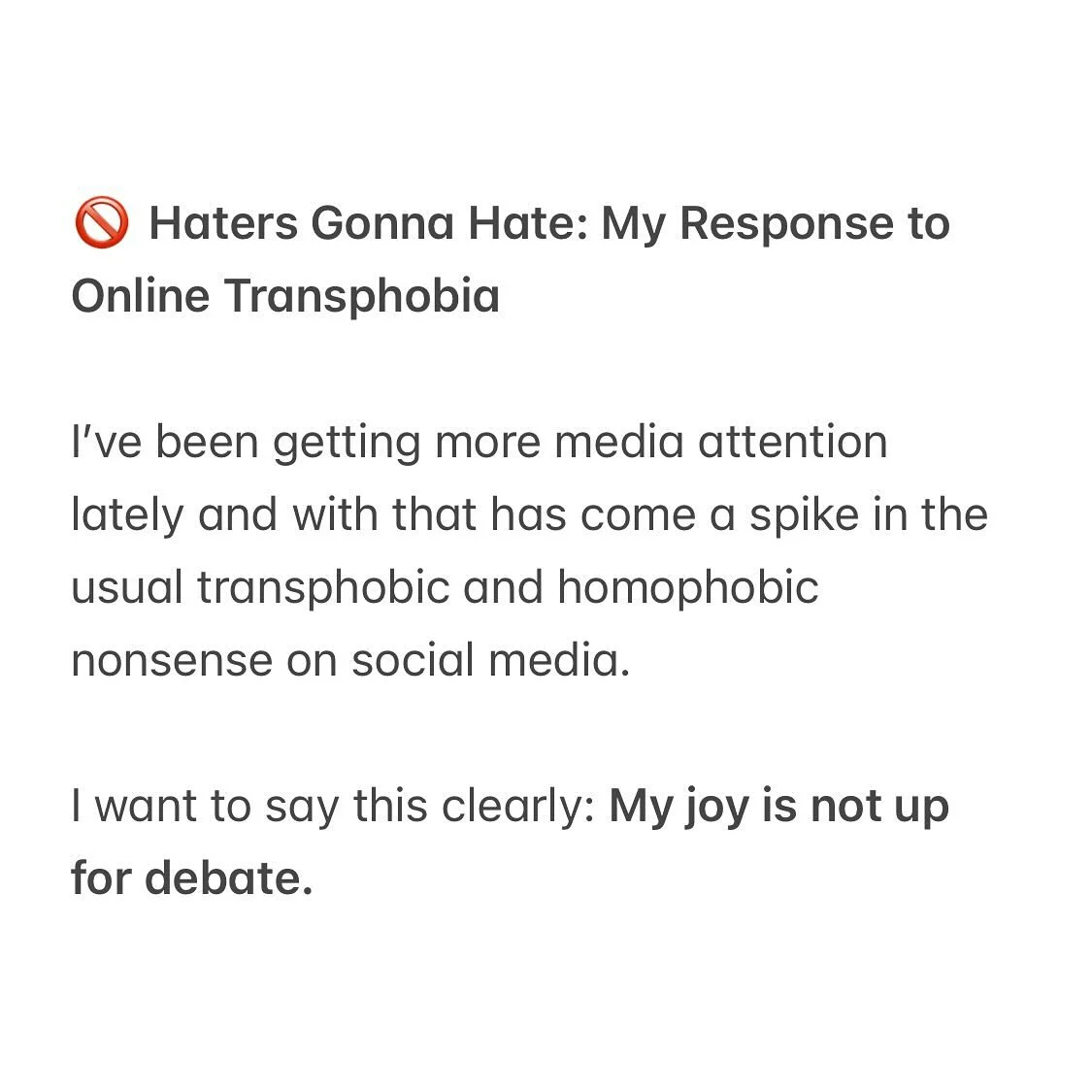 Blowing a kiss to the homophobes 😘&nbsp;Trans joy is powerful. Always has been, always will be 🏳️&zwj;⚧️

#TransJoy #TransRightsAreHumanRights #QueerJoy #LGBTQIA #JoyAsResistance #GenderEuphoria #TransIsBeautiful #ProtectTransKids #BeatboxingForCha