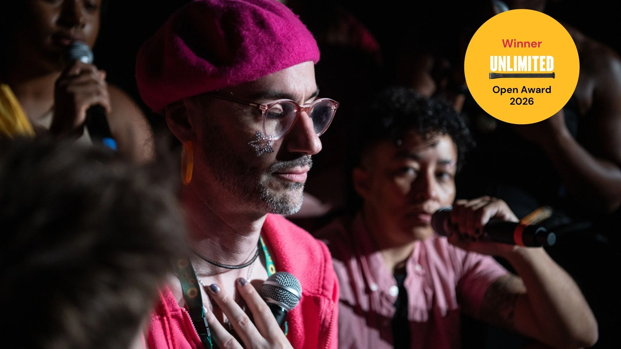 Doesn't feel real but my new project&nbsp;*GOB: Shlomo and the &lsquo;Goddexes of Beatbox&rsquo; Orchestra*&nbsp;has won a major national award! It's from @weareunltd, a charity&nbsp;who commission extraordinary work by disabled artists, and it means