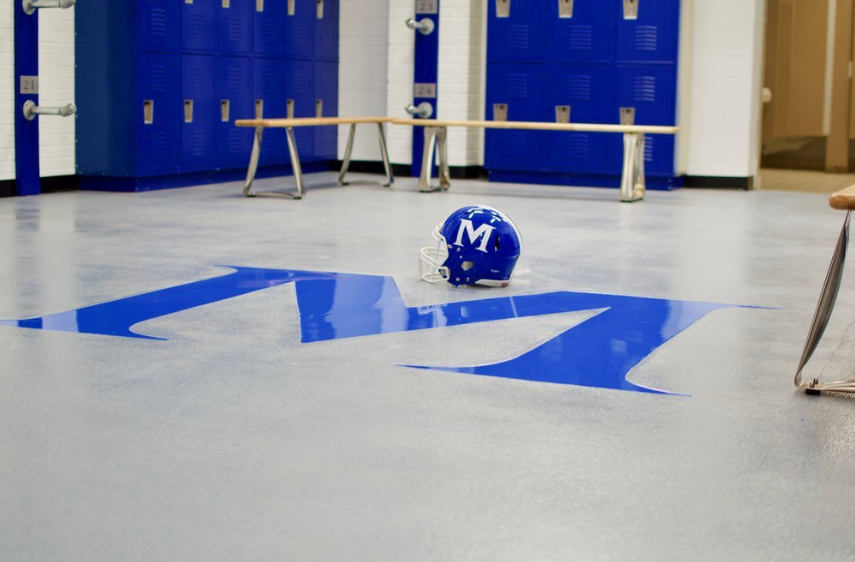 McCallie School Locker Rooms: Quartz Sand Broadcast Flooring System
