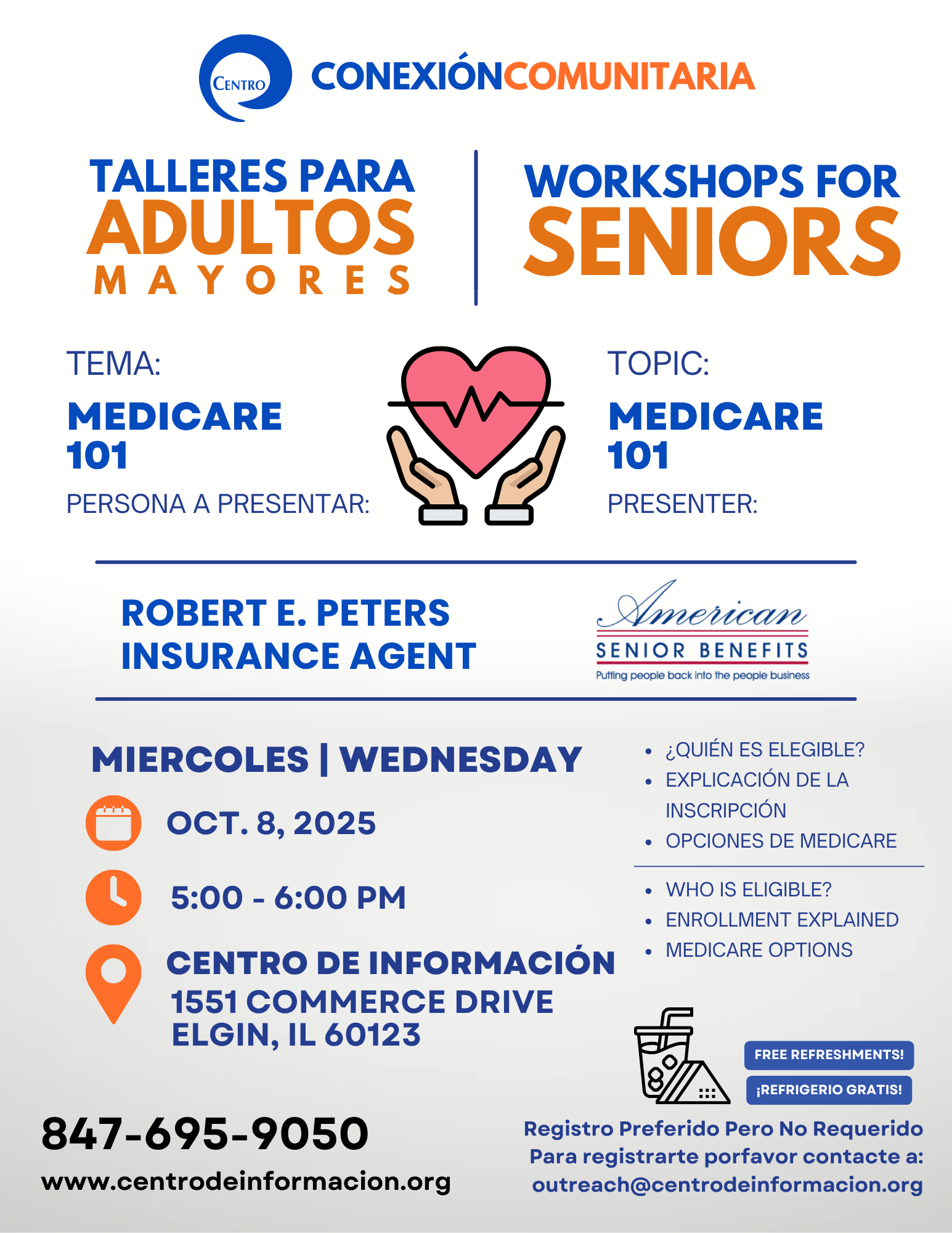 Senior Workshops: Medicare 101