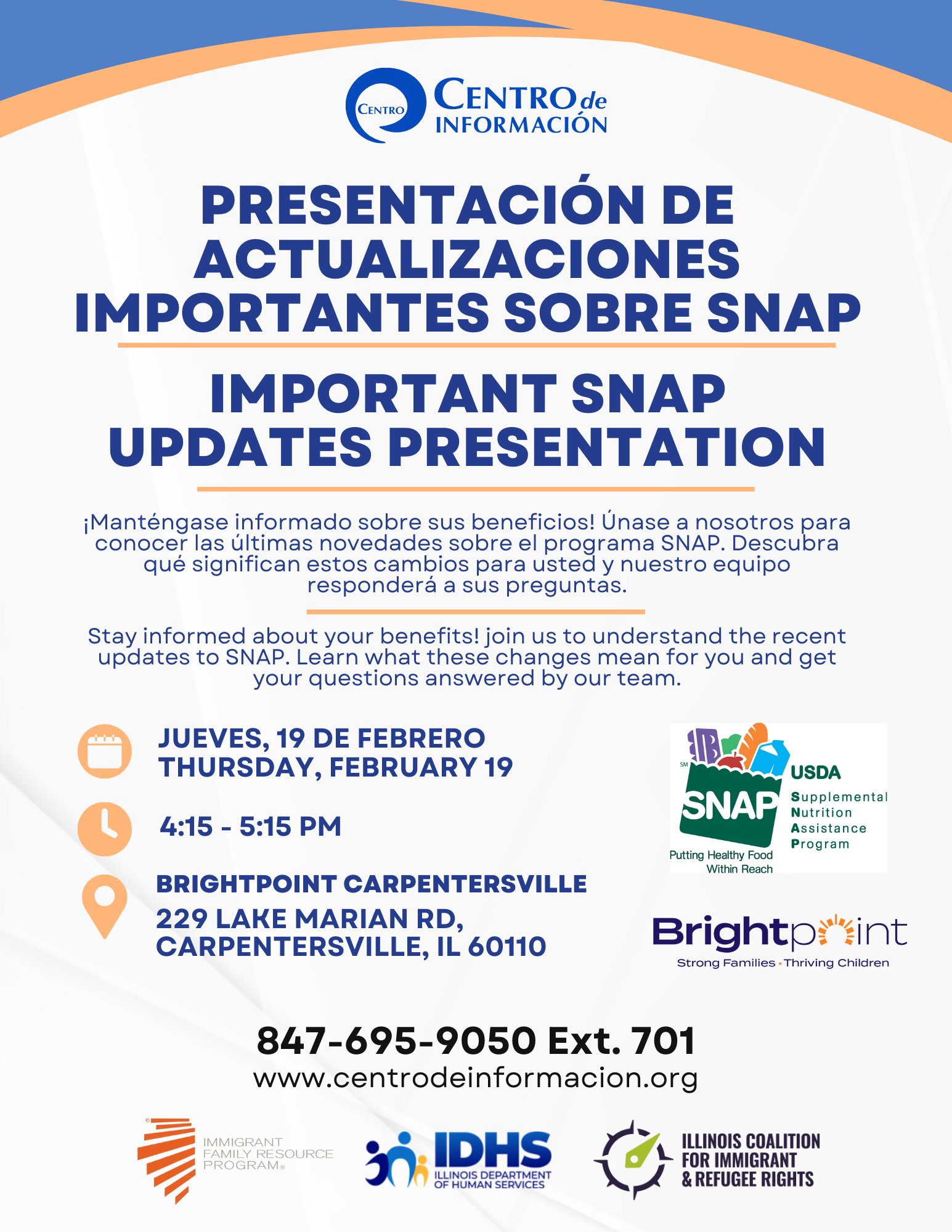 Presentación de Actualizaciones Importantes Sobre SNAP