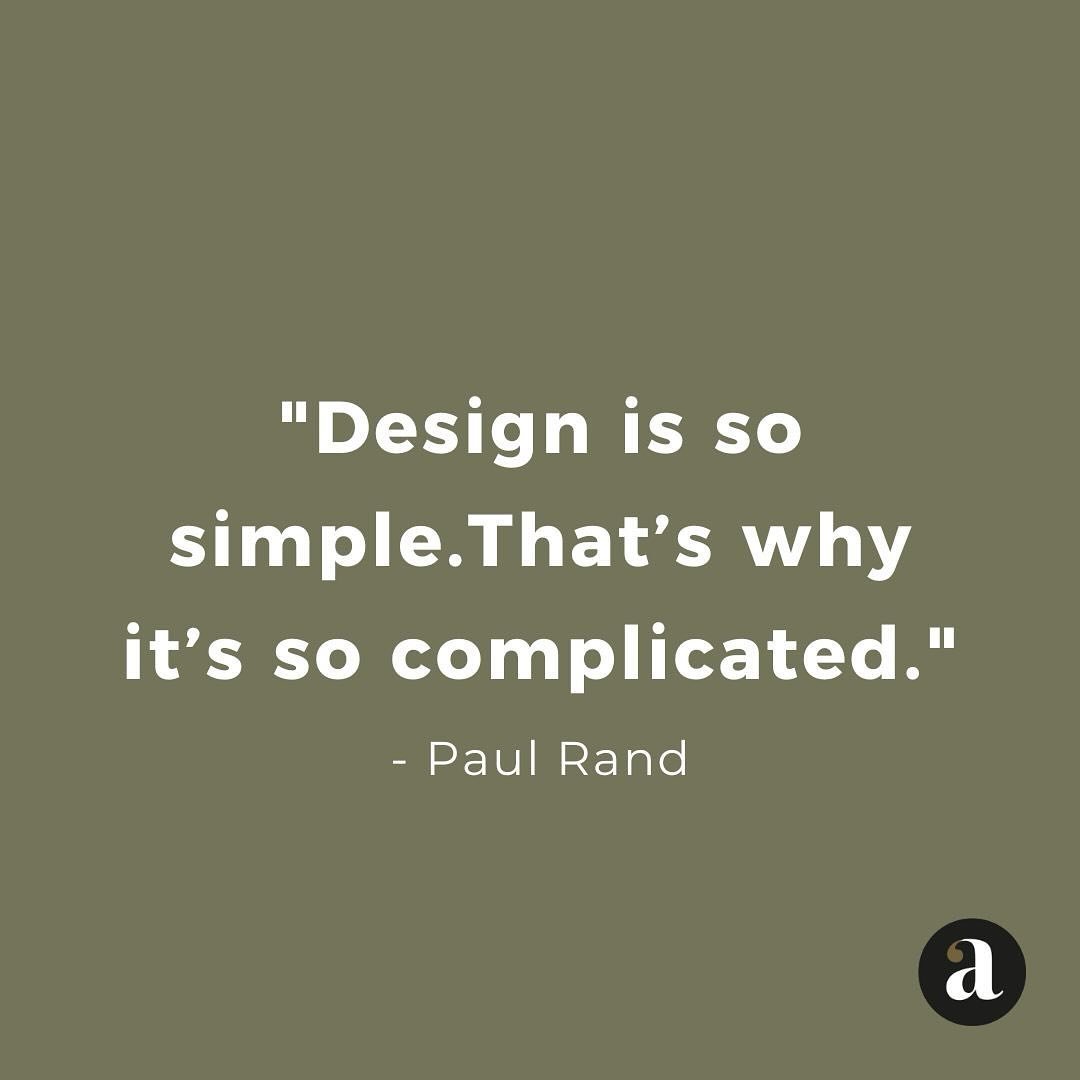 &ldquo;Design is so simple. That&rsquo;s why it&rsquo;s so complicated.&rdquo;
- Paul Rand, Artdirector. 
.
.
.
.
#acsento #interior #paulrand #interiordesign #interiorquote