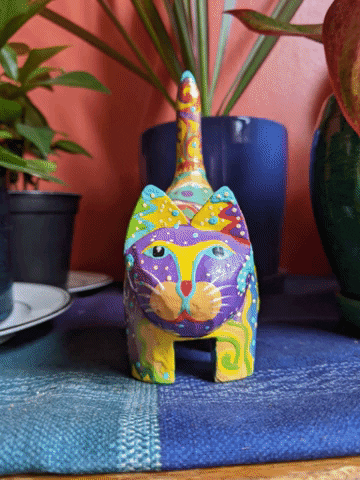 Hand Made Cat from Puerto Rico