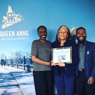 Queen Anne Baptist Church
2025 Outstanding Community Organization

Presented to Rev. Dr. Victoria Carr-Ware, QABC&rsquo;s first Black Senior Pastor and the first person of color to serve in this role, Yvonne Adagala and Minister Diante Dancy. The chu