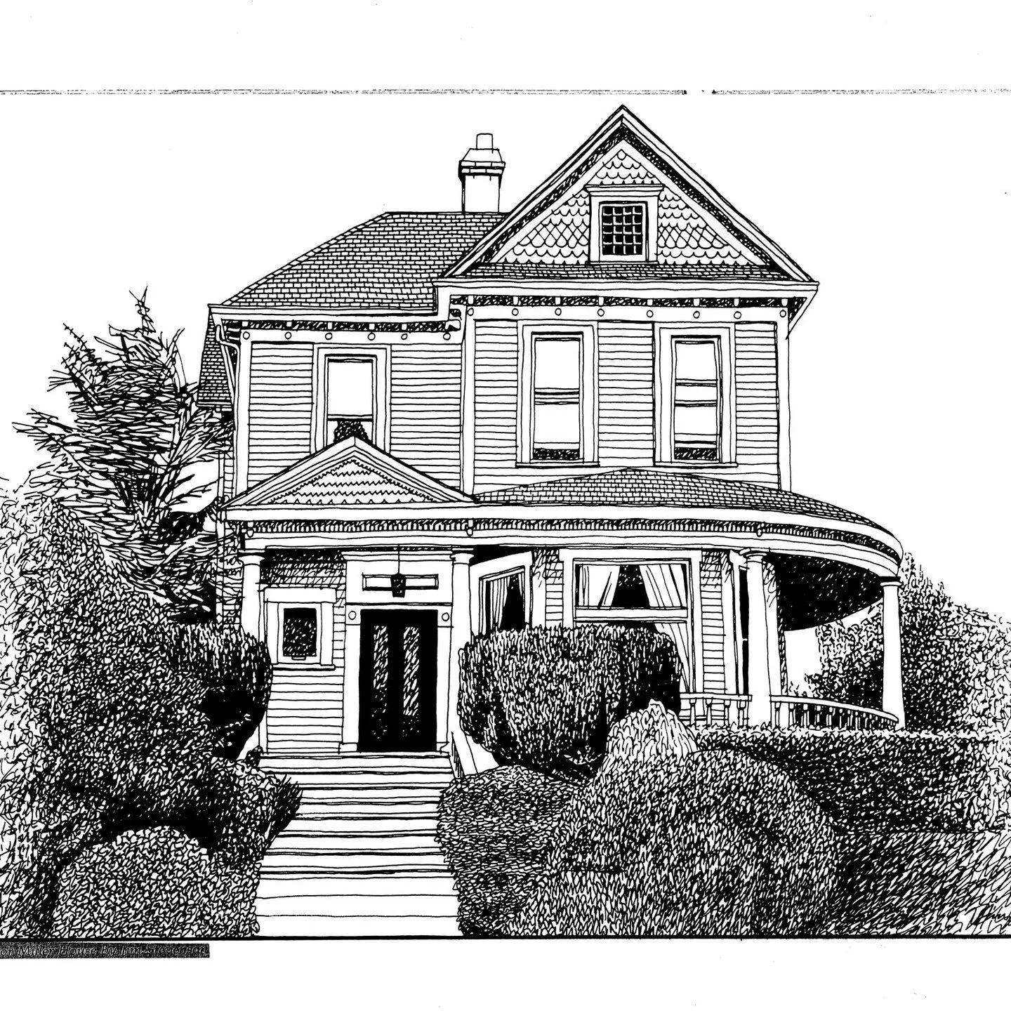 Beautiful house- Beautiful illustration

The John Franklin Miller House, located at 108 W. Prospect Street, was built in 1900 and served as the residence of John and Mary Miller and their children. John Miller was elected Mayor of Seattle in 1908 and