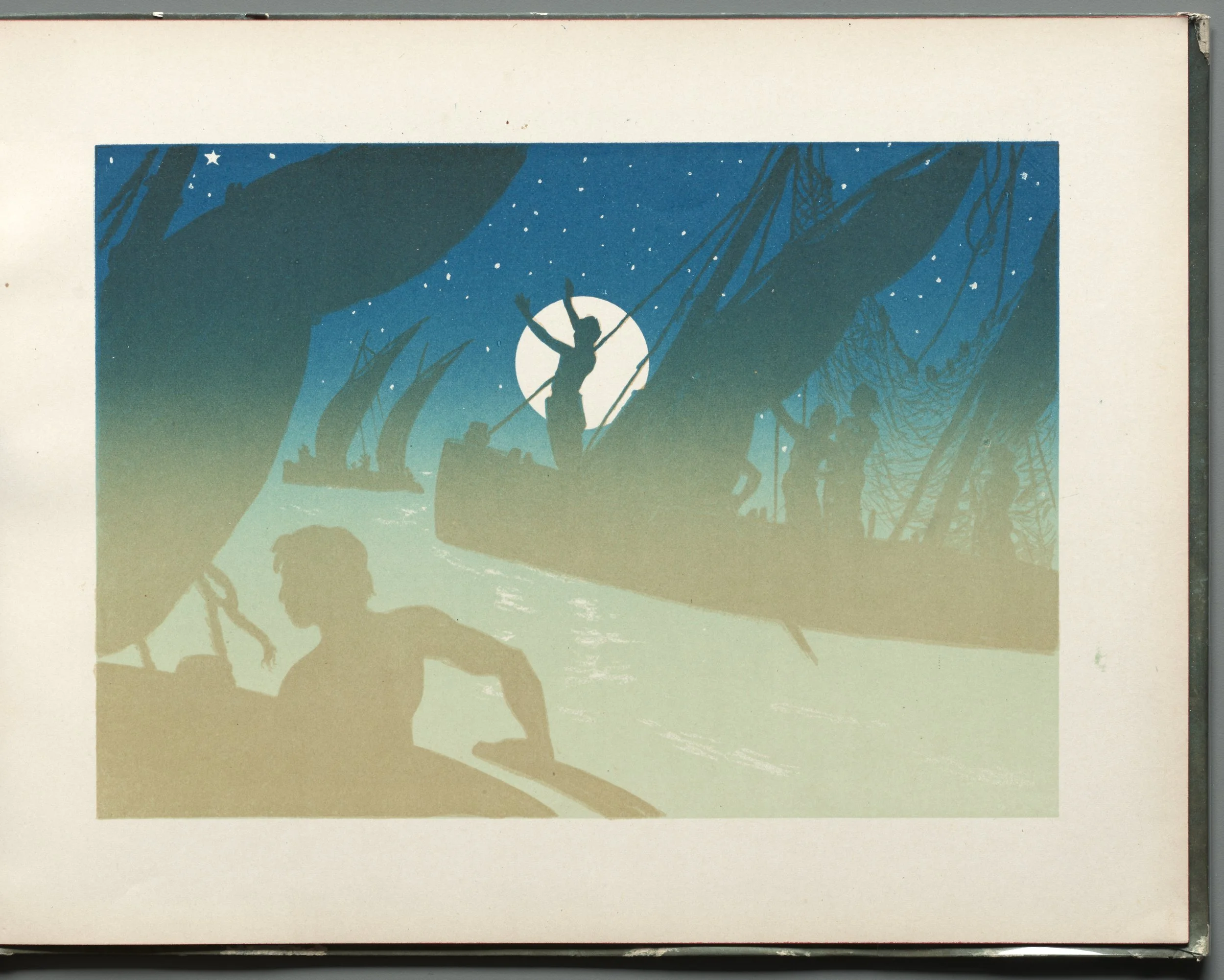 Book: "Bound Volume illustrating the poetry and music of Georges Fragerolle", Henri Rivière, 1890