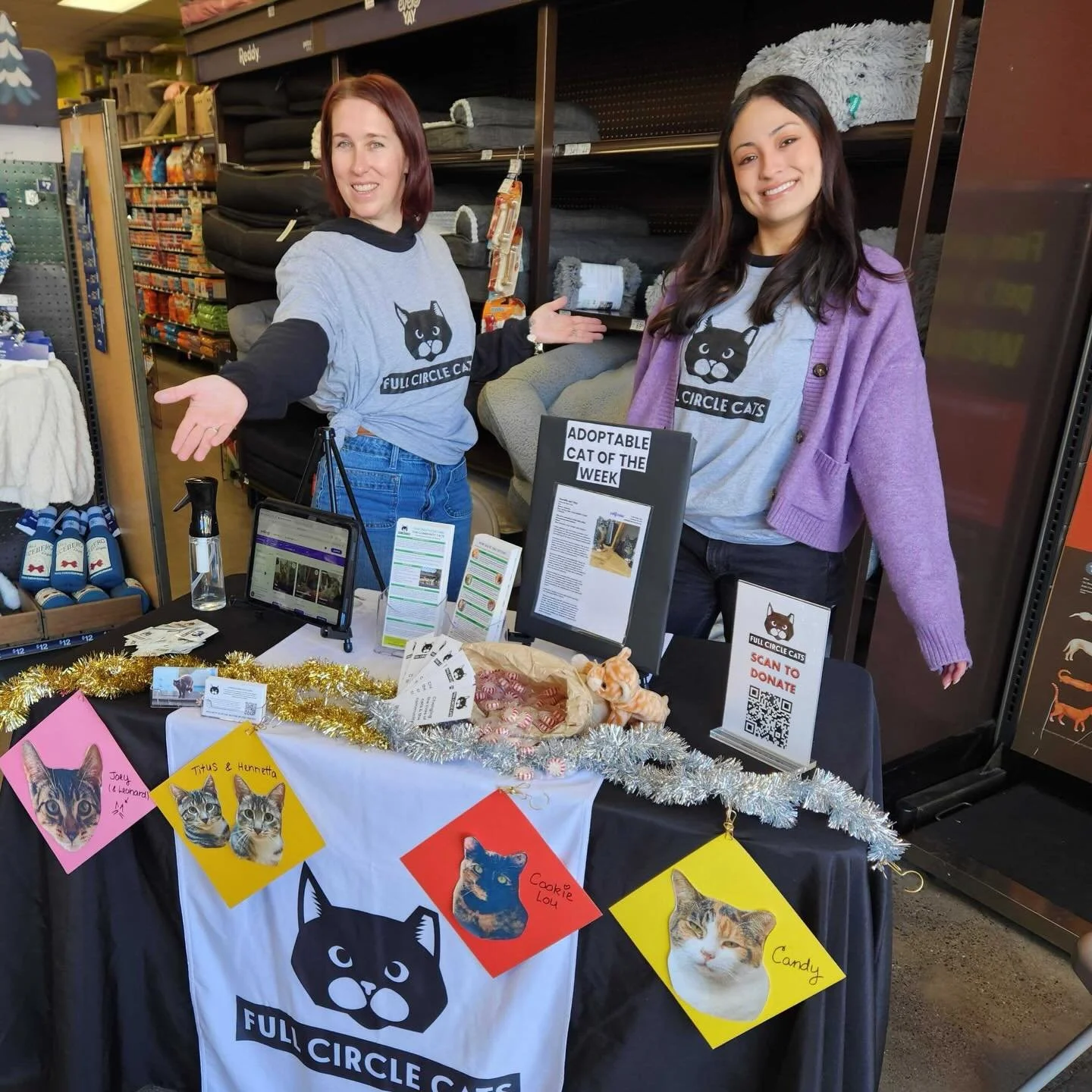 Catching the holiday shoppers today at the @petco on Lakeshore in Oakland to talk about our adorable (and adoptable) fosters, discuss trap-neuter-return, and answer folks&rsquo; cat questions! 

Thanks to everyone who stopped by, our volunteers, and 
