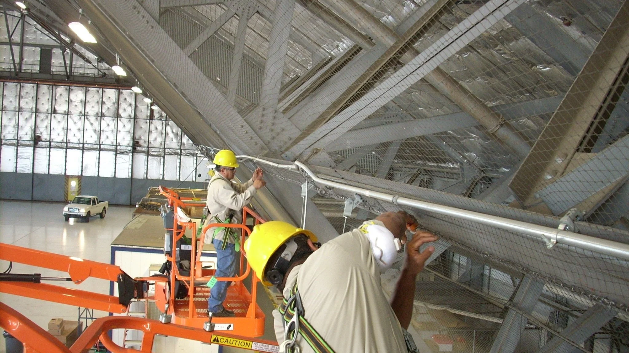 Protecting & Excluding Birds From An Airplane Hangar