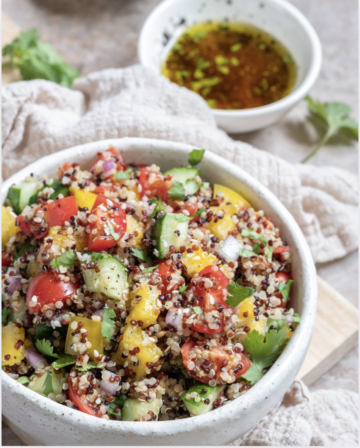 Recipe: Greek Quinoa Salad (Gluten &amp; Dairy Free)