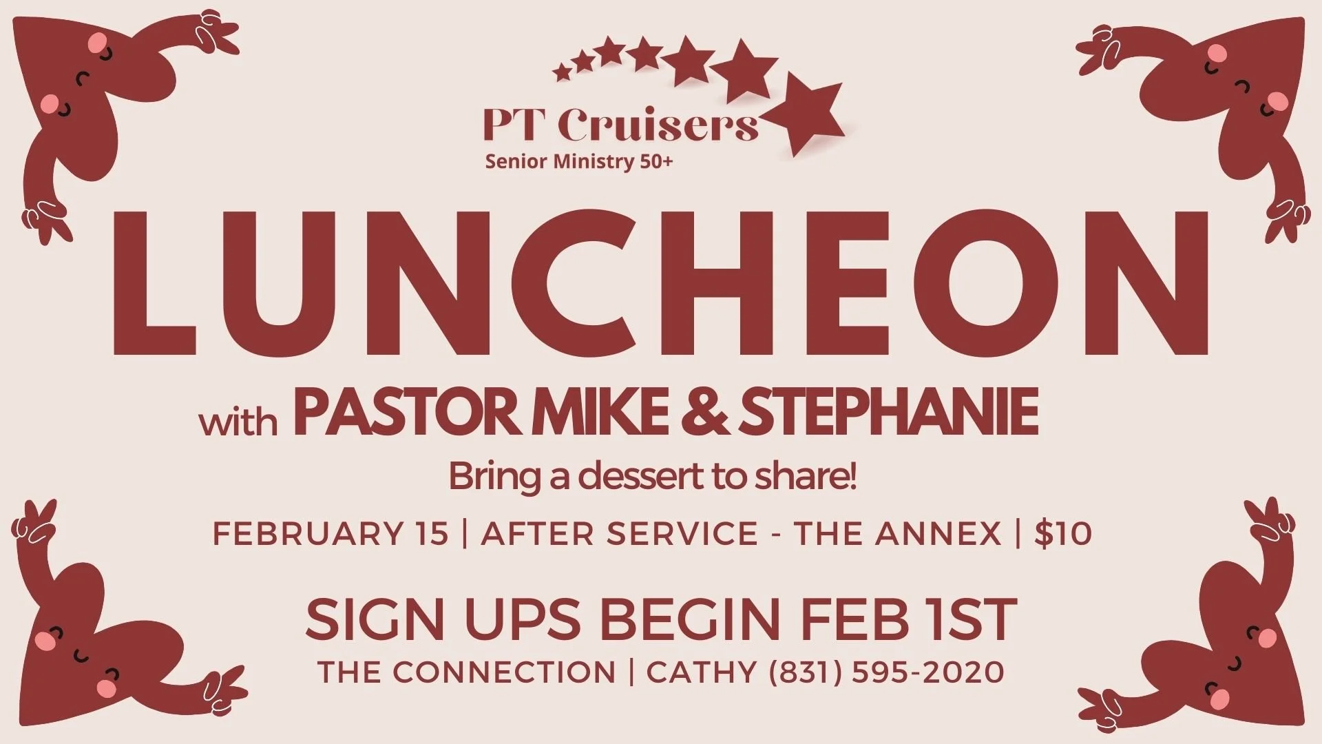 PT Cruisers - February Luncheon