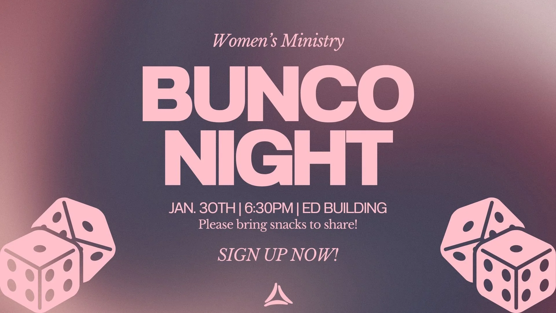 Women's Ministry: Bunco Night