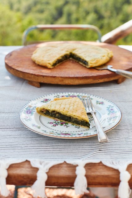 At the Table of La Fortezza: Chard Tart Recipe