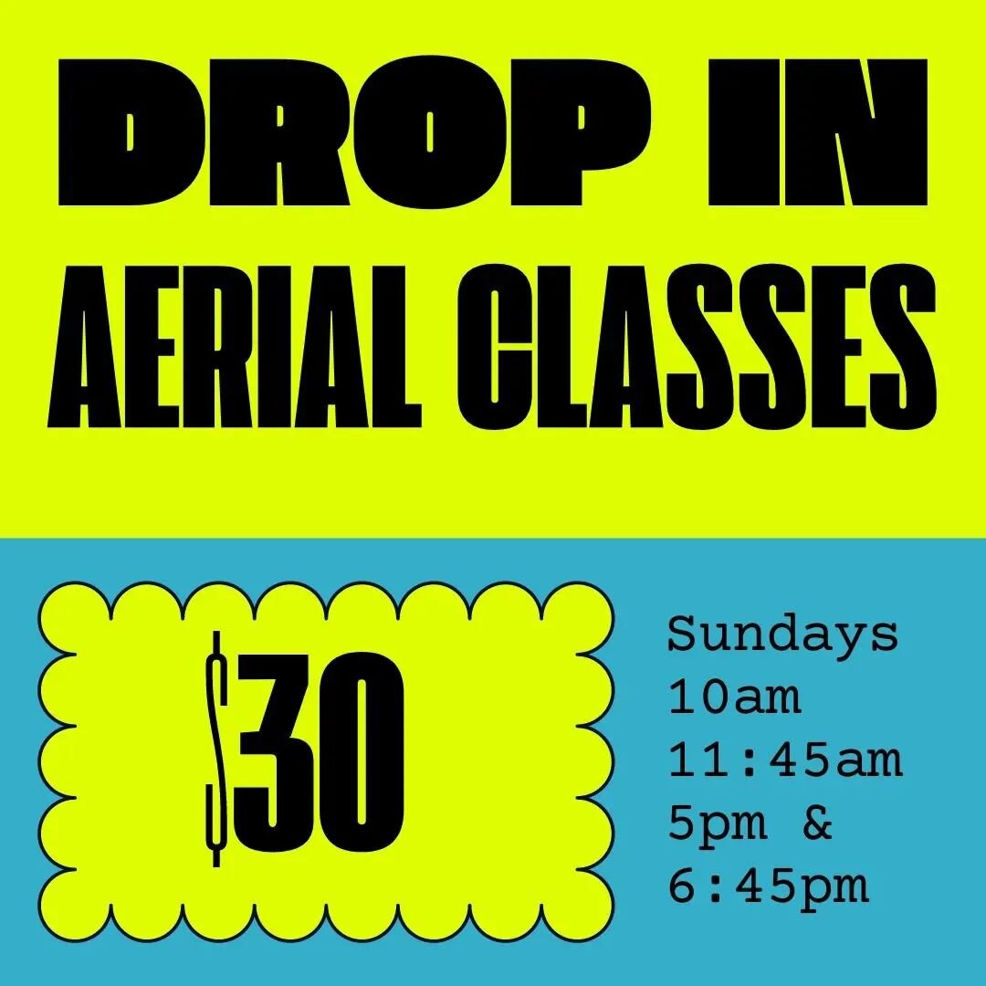 🤸&zwj;♀️🤩 Thinking about dropping into an aerial class? Always wanted to try it? 🎉 But can't commit to a full series? No worries! 😊 Please reach out and see what we have available for you on Sundays. 🗓️✨

Micha@detroitflyhouse.com 313.674.6424 
