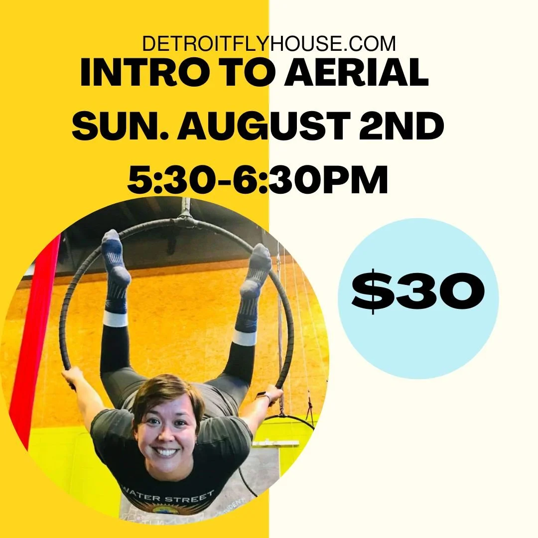 Intro to Aerial Workshop | SUNDAY August 2 2026 - 5:30 pm - 6:30 pm