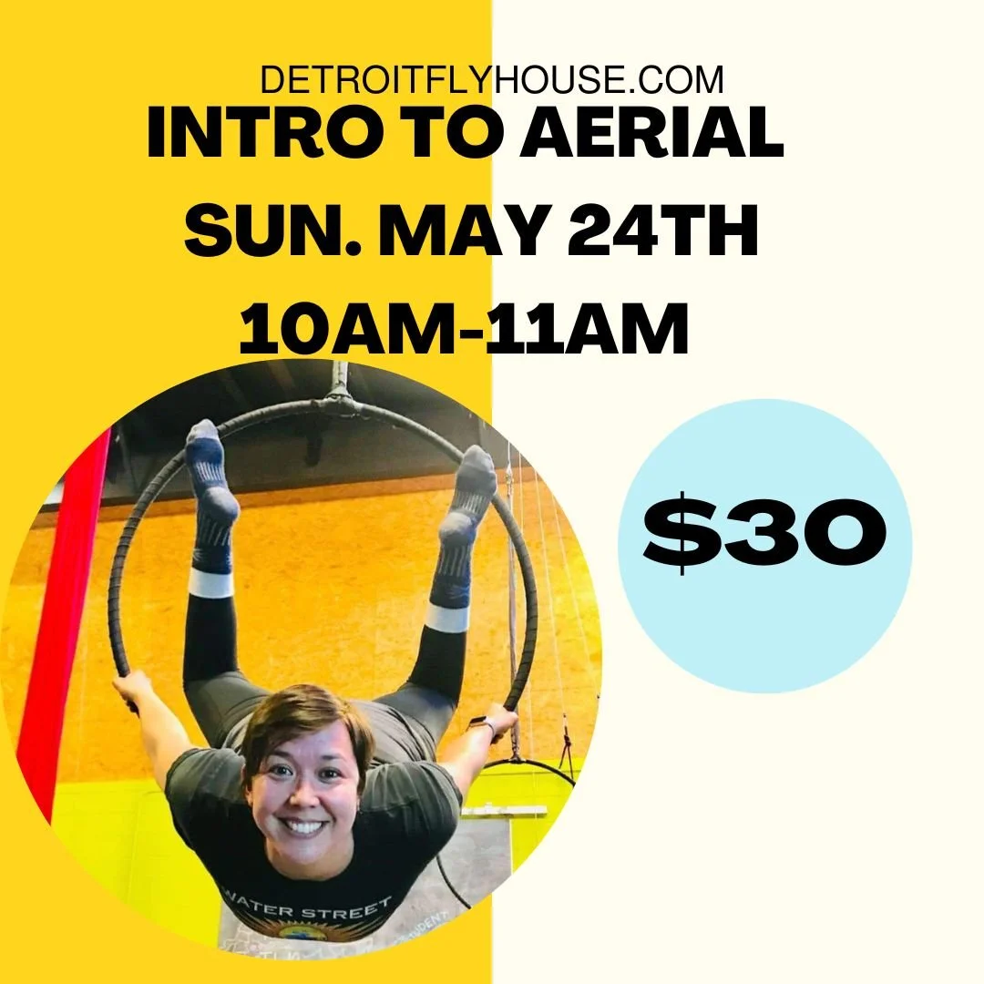 Intro to Aerial Workshop | SUNDAY May 24 2026 - 10:00 am - 11:00 am