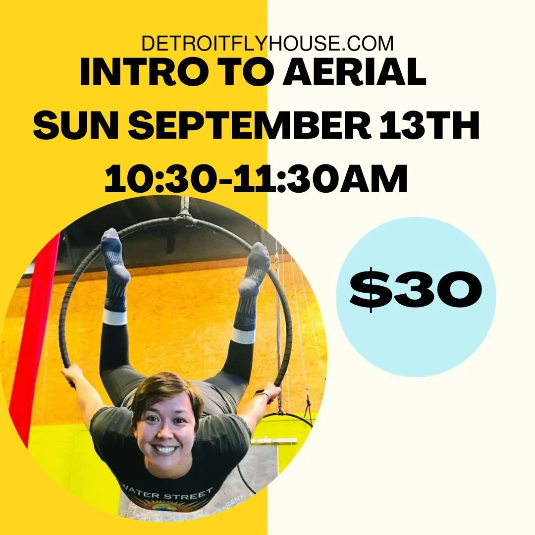 Intro to Aerial Workshop | SUNDAY September 13 2026 - 10:30 am - 11:30 am