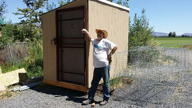 Mark remodeled the shed donated by Klamath Falls City Parks.jpg