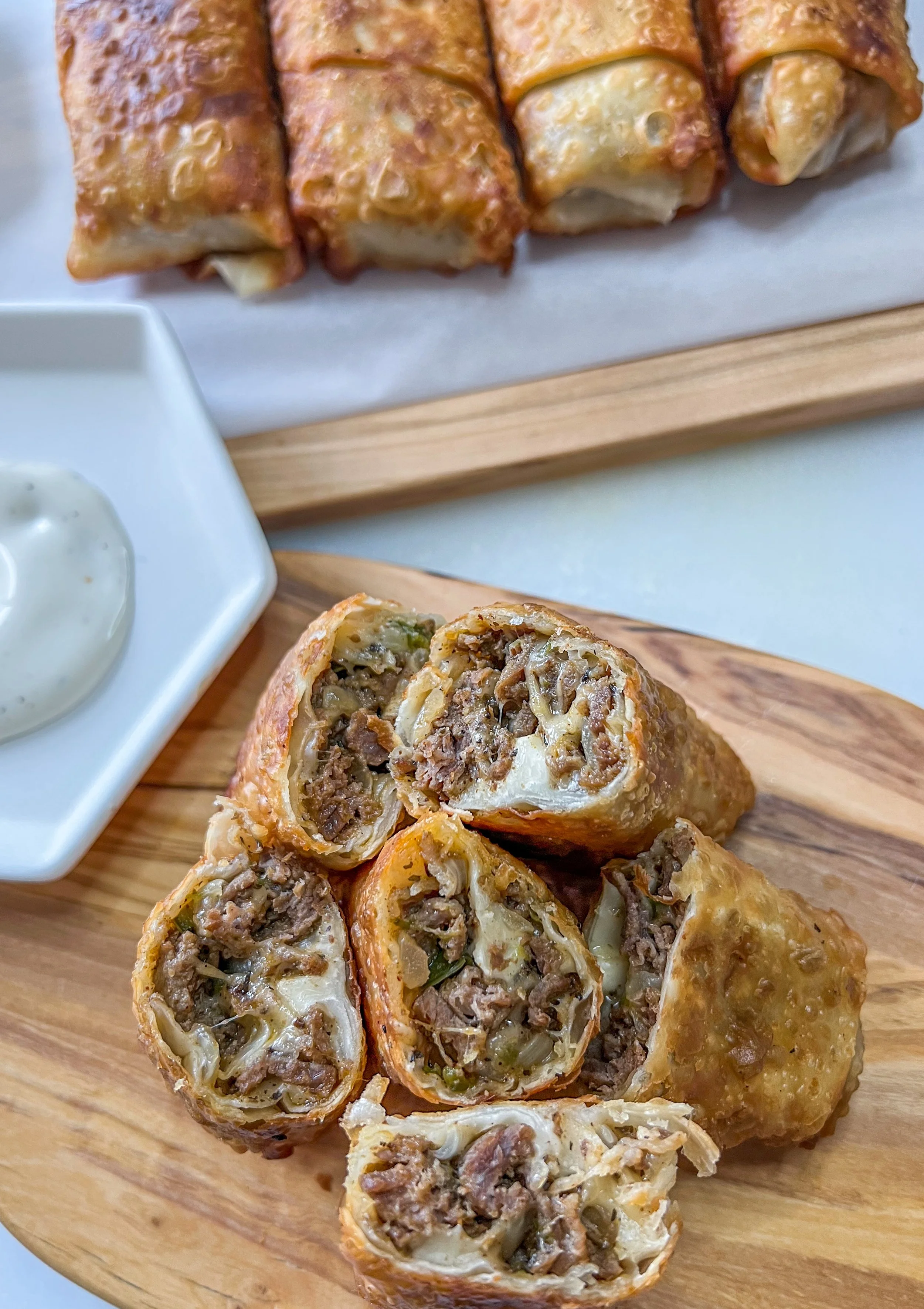 Philly Cheesesteak Eggrolls