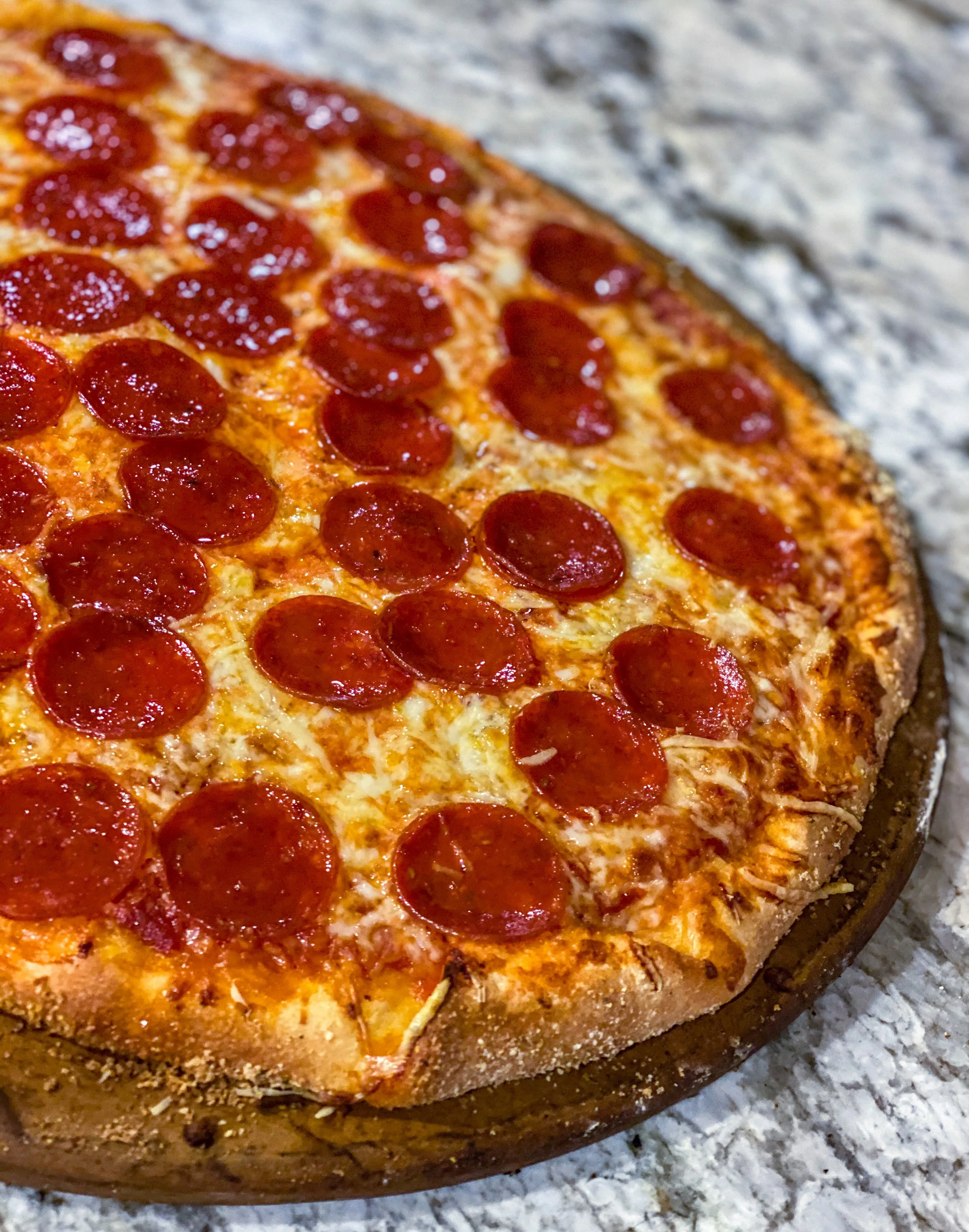 Grilled Pepperoni Pizza