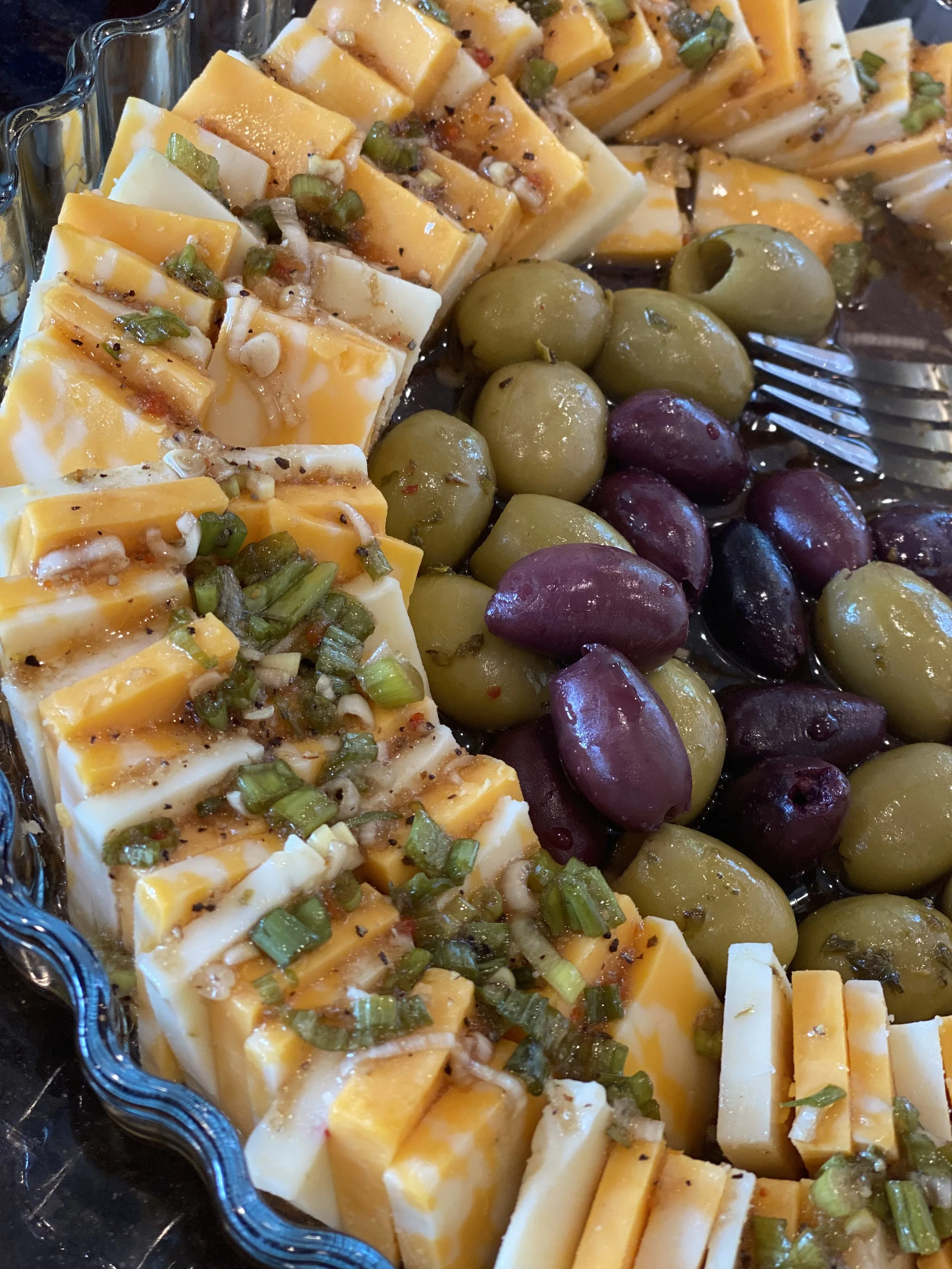 Aunt Gayle’s Marinated Cheese