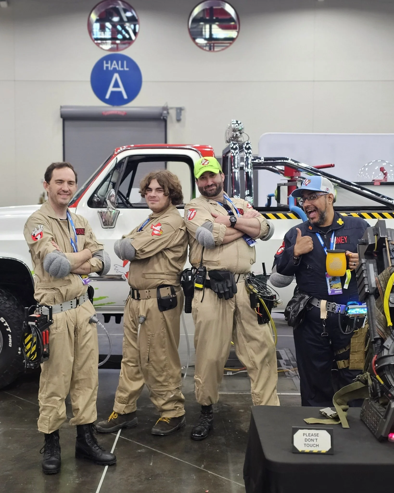 We're here at @houstoncomicpalooza! Come and see us, make some slime, play some plinko, win some prizes. Located in Hall A 👻🚫
