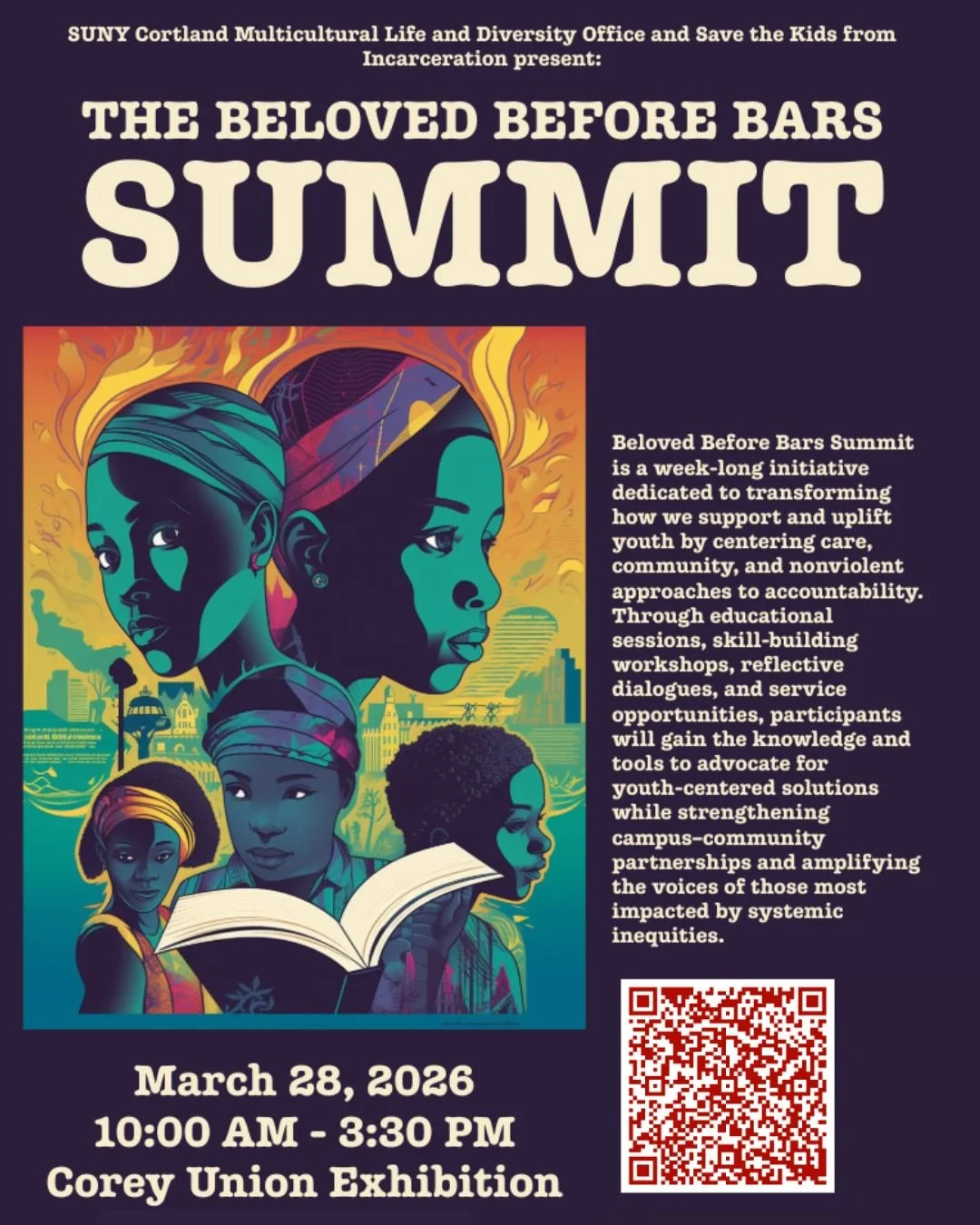Unchained's Co-Executive Directors Derek and Emily Singletary will be delivering remarks at the Beloved Before Bars Summit hosted by @sunycrtmldo this Saturday! In addition, Unchained member Shaneya Simmelkjaer will be facilitating a roundtable discu