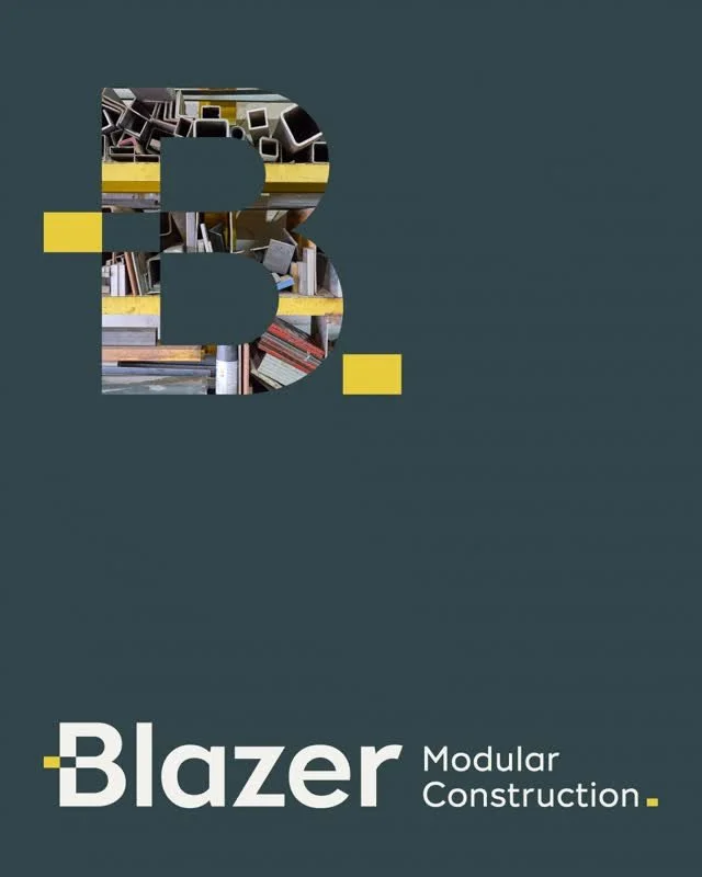 Strong foundations need strong brands. From logo and color palette to full brand guidelines, we built a look and feel that reflects @blazermodularconstruction&rsquo;s legacy as the largest commercial modular building manufacturer in the Pacific North