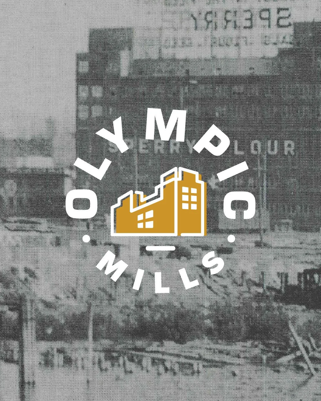 Once home to grain silos and milling operations, Olympic Mills has been reborn as a creative hub &mdash; its industrial grit inspiring a brand identity that bridges heritage with modern spirit.⁠
.⁠
Case study link in bio: thinkjoule.com/work/olympic-