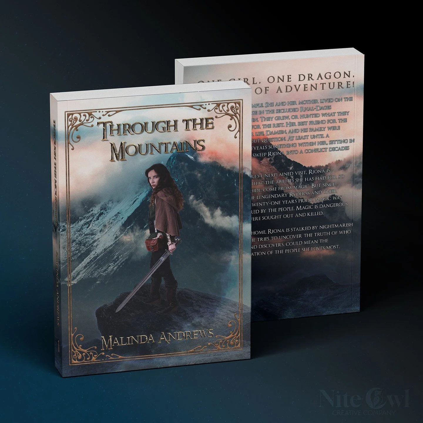 Malinda Andrews, apart from being one of my best friends, is a talented Indie Author that was the first one to take a chance on me as a cover designer. This is the first book in her Incalescent Trilogy - if you want dragons and adventure and magic. T