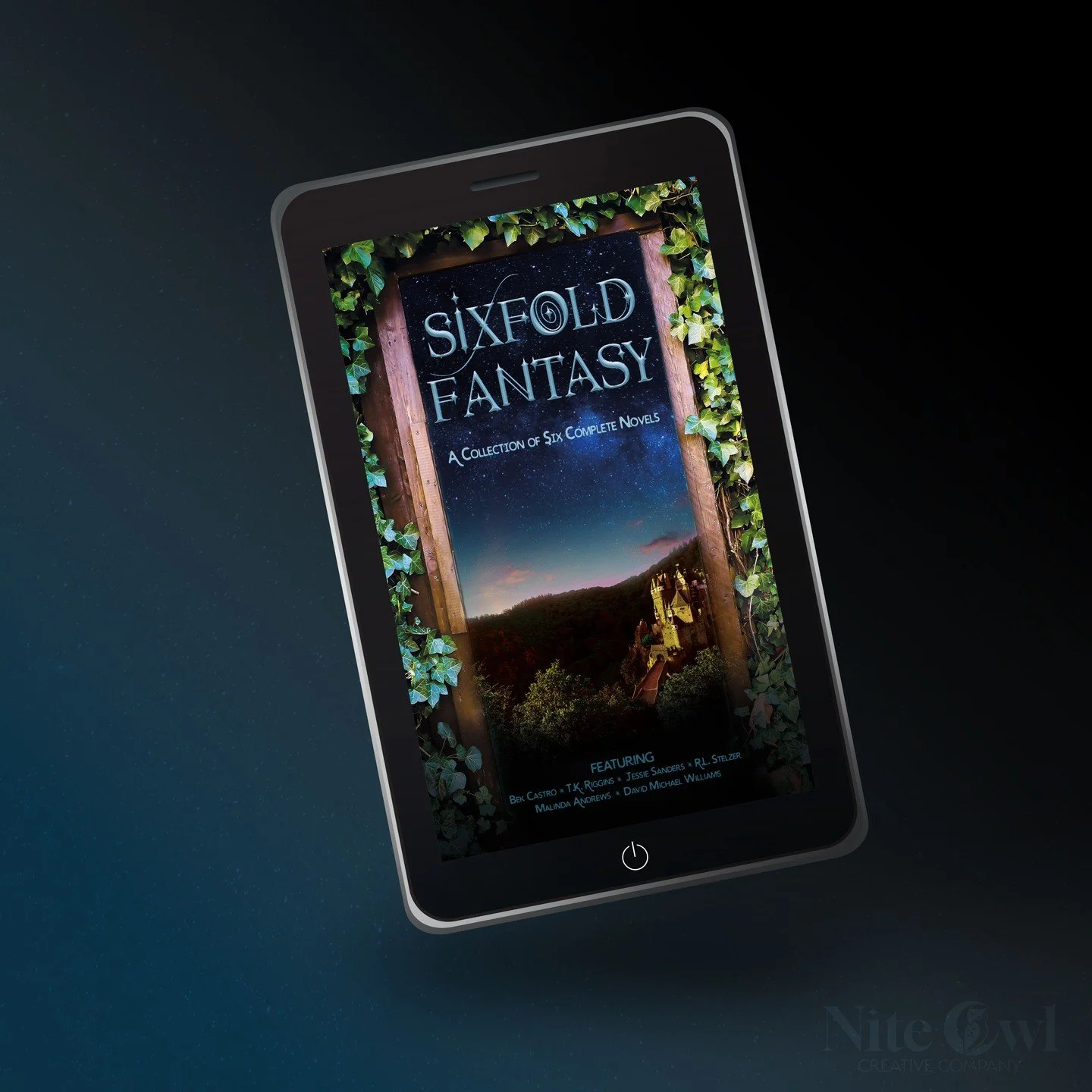 Not all the covers I've worked on end up being paperbacks or hardcovers, some are just ebooks - and that's perfectly acceptable! Especially when it comes to anthologies! Here is another anthology I got to work on.

#sixfoldfantasy #fantasyanthology #