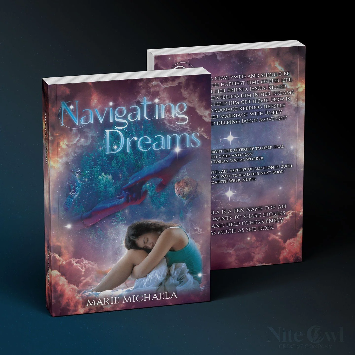 Navigating Dreams was a fun project to work on with dreamy celestial vibes and fun imagery!

#navigatingdreams #mariemichaela #indiefiction #indieauthor #bookcoverdesigner #graphicdesigner #niteowlcreativeco #bookcommunity #bookstagram