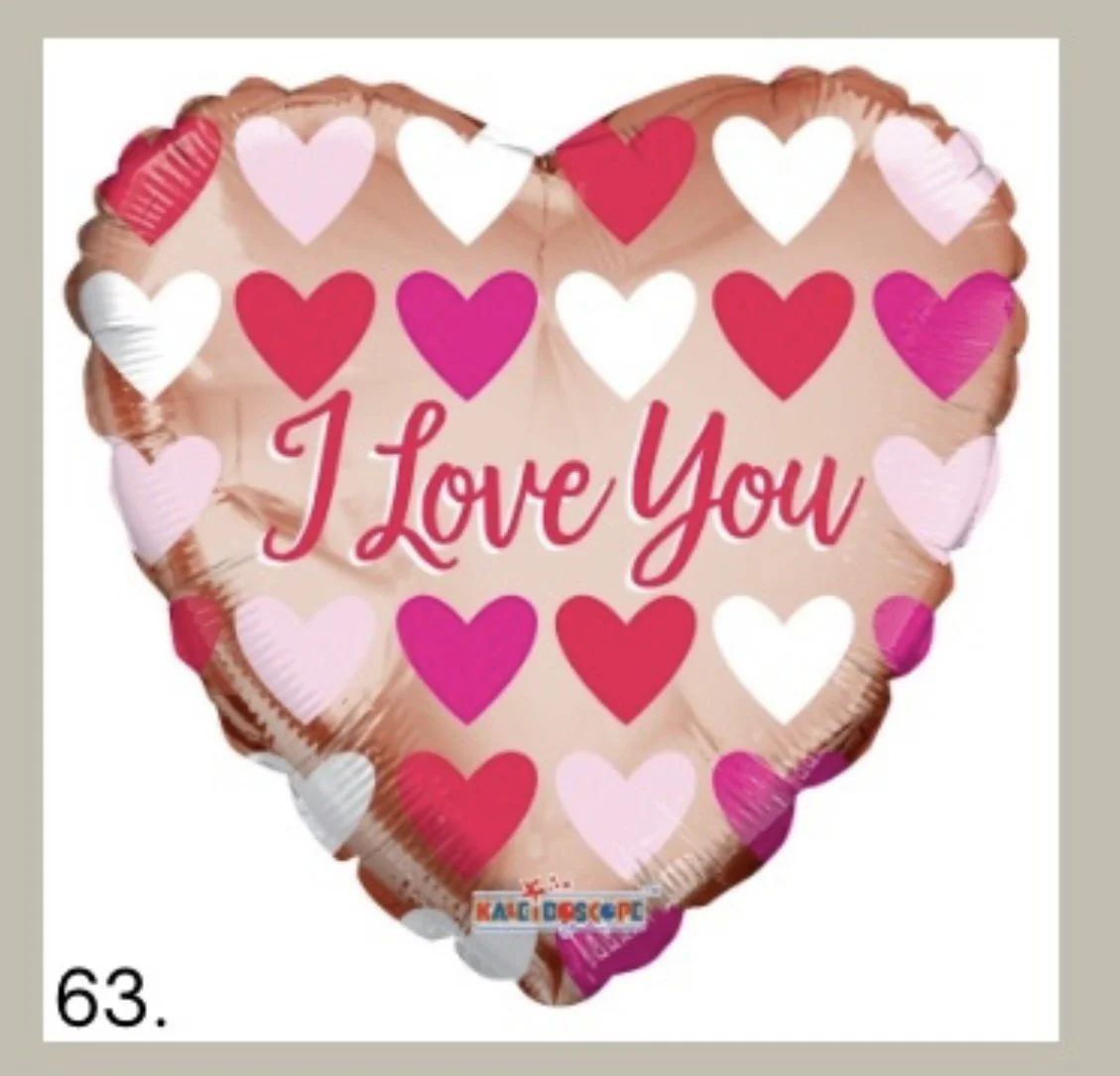 #63 I love you gold Heart