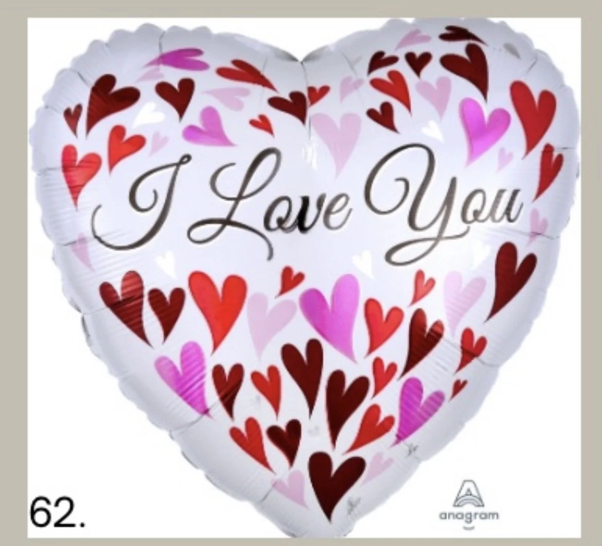 #62 I love you balloon
