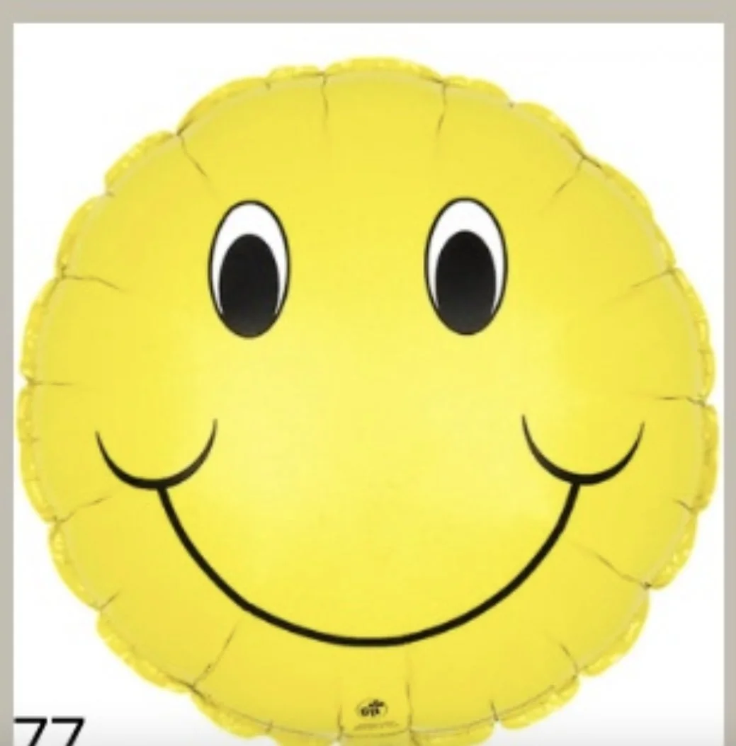 #77 Happy face balloon