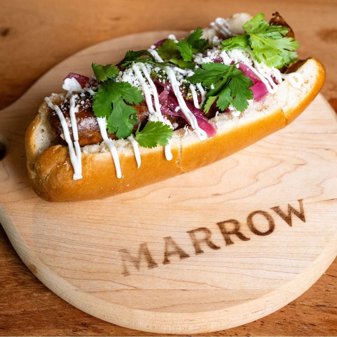 Let's Go Tigers!  If you're headed to the game be sure to check out the Corner Taproom menu designed by Marrow's chef de cuisine Eddie Moreau. 

All the protein on the menu is supplied by Marrow's butcher shop, and was raised by Michigan family farme