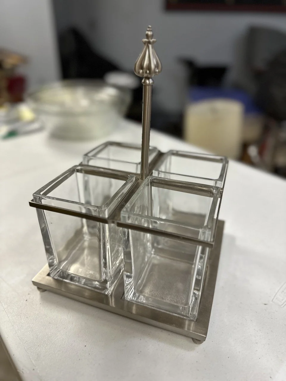 $15 Southern Living At Home Astoria Caddy | Great for everything from silverware to veggie sticks.