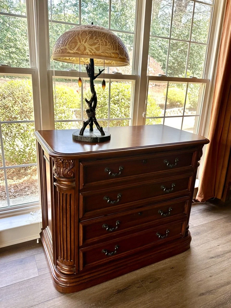 $225 • Lexington Solid Wood 2-Drawer Cabinet / Filing Chest • Excellent Condition • Matching pieces available, discounted when purchasing multiple items • Dimensions: 38.75” W × 20” D × 31.25” H