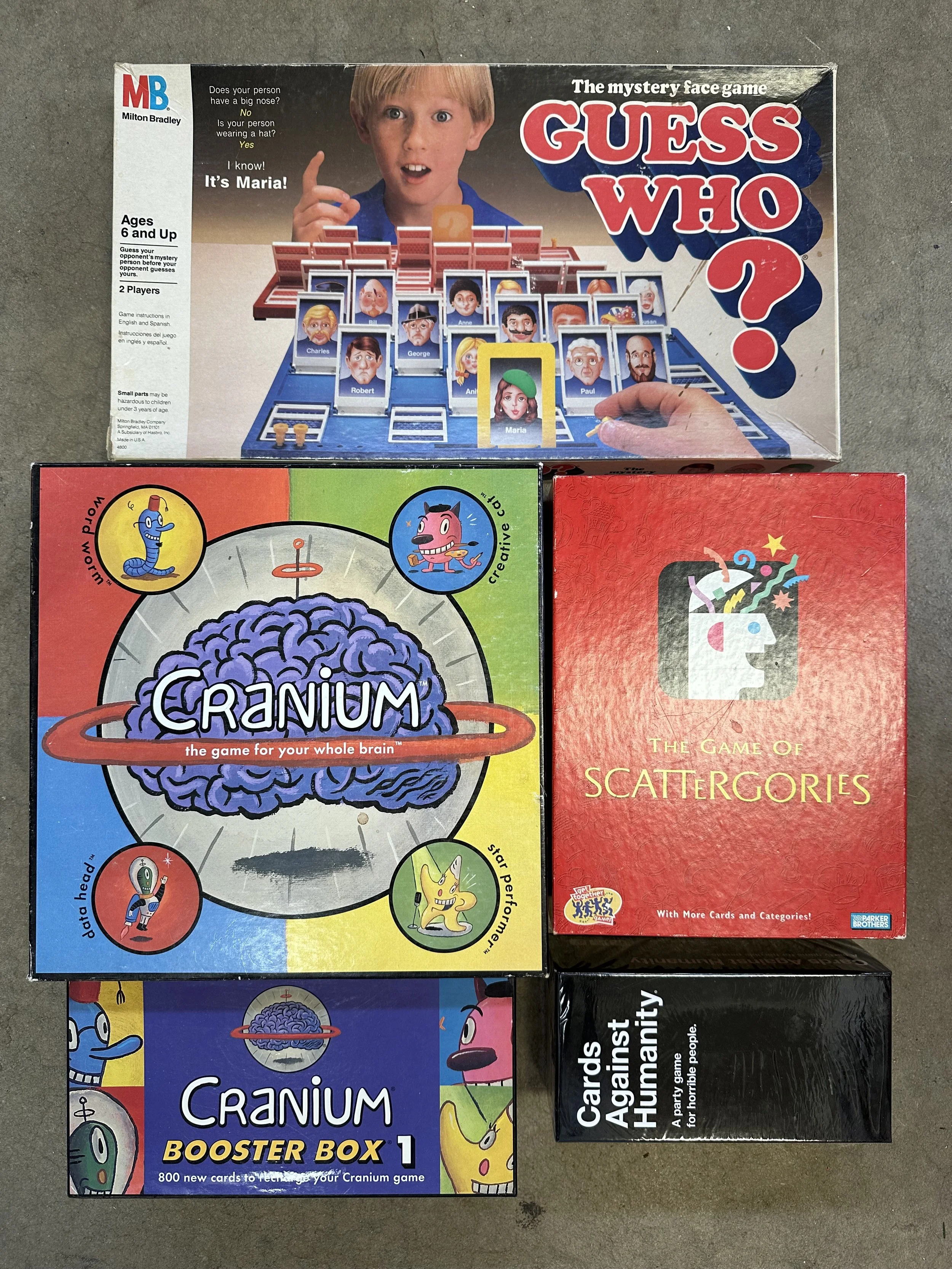 $5 each: Cranium, Cranium Booster set