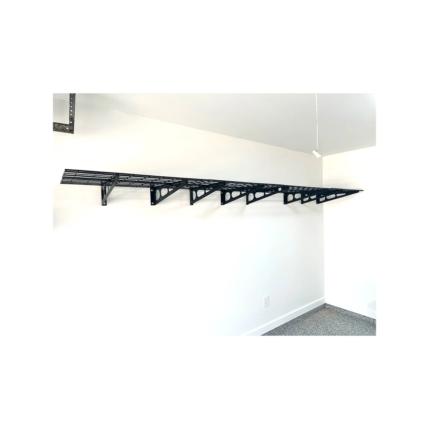 garage wall mounted metal shelves — Garage Raiders