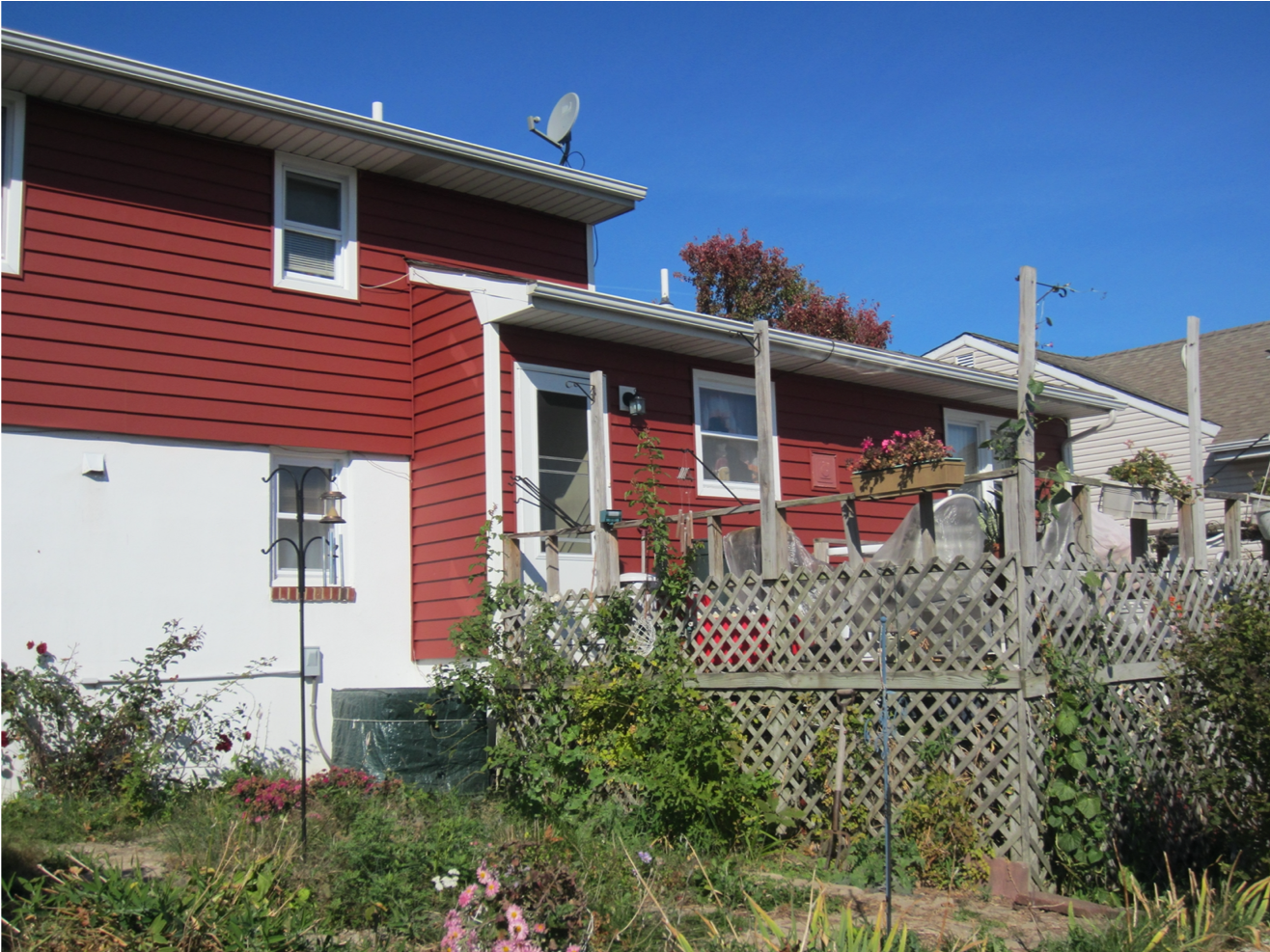 BEFORE: Rear of original house