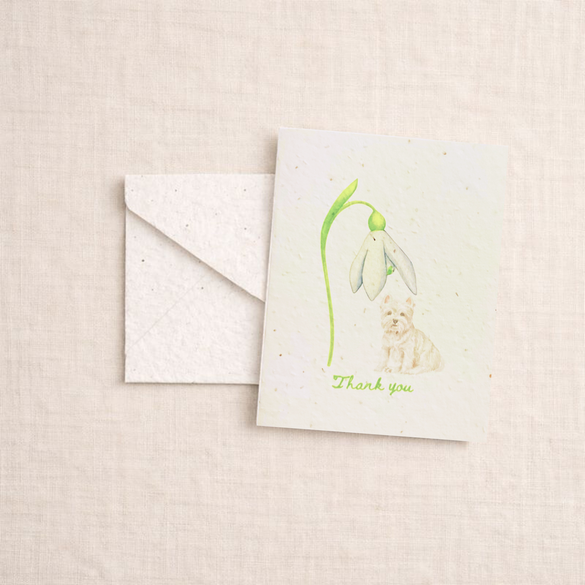 Thank You Westie Card