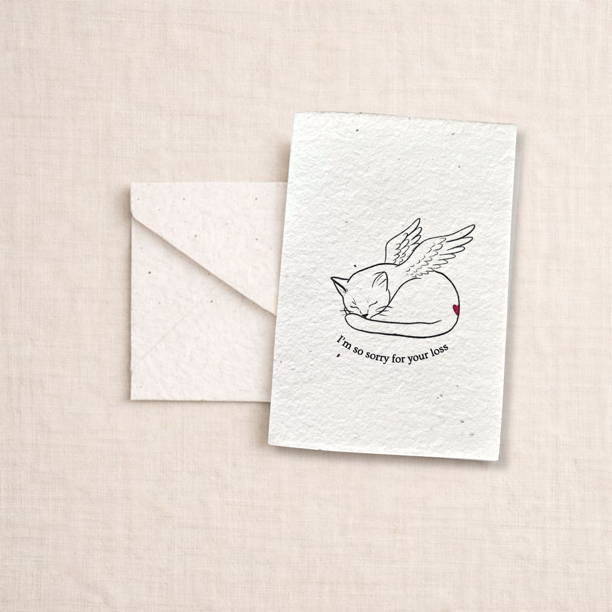 Cat Sympathy Card