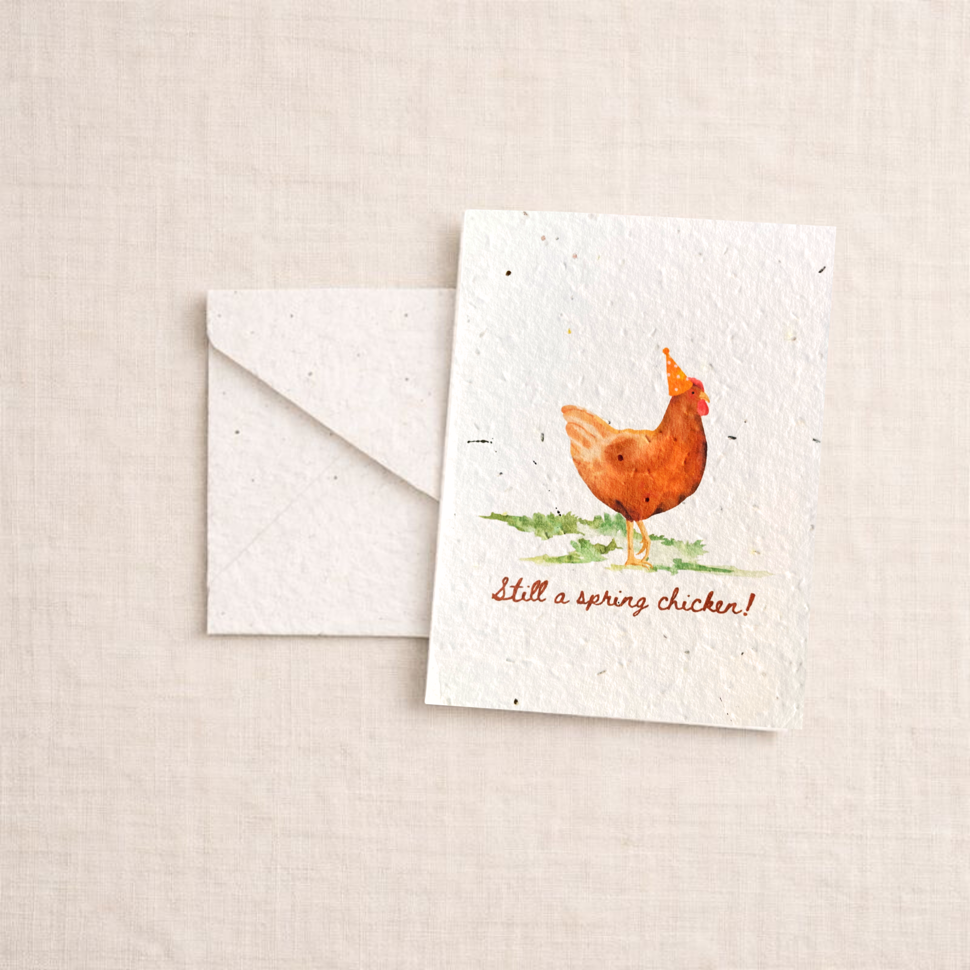 Spring Chicken Card